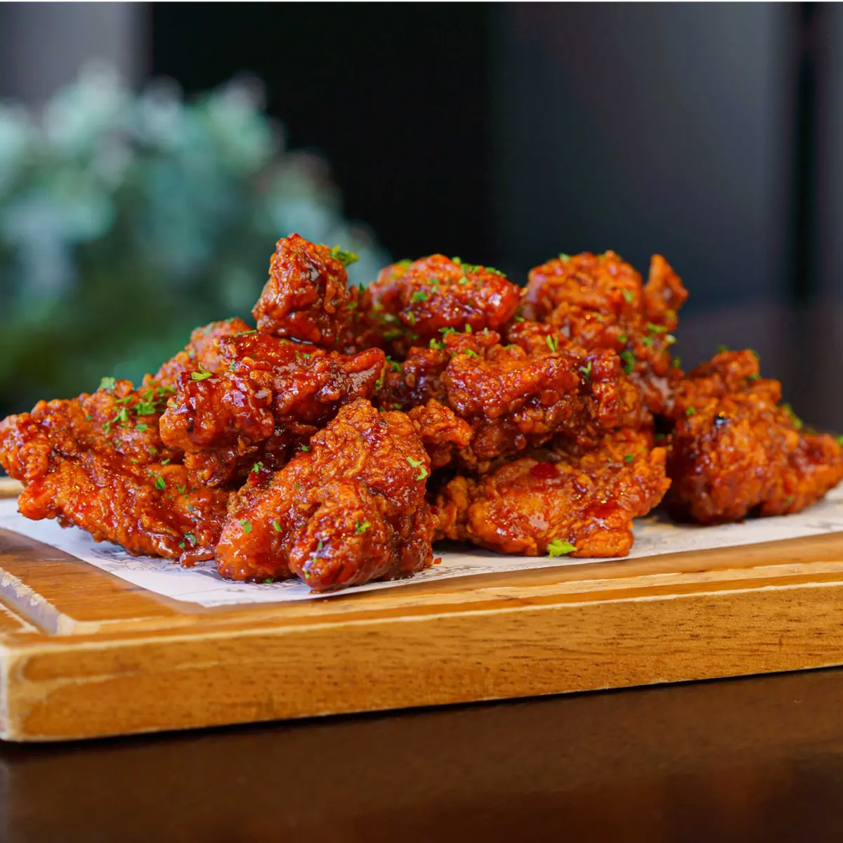 Chili Bang spicy glazed Korean fried chicken